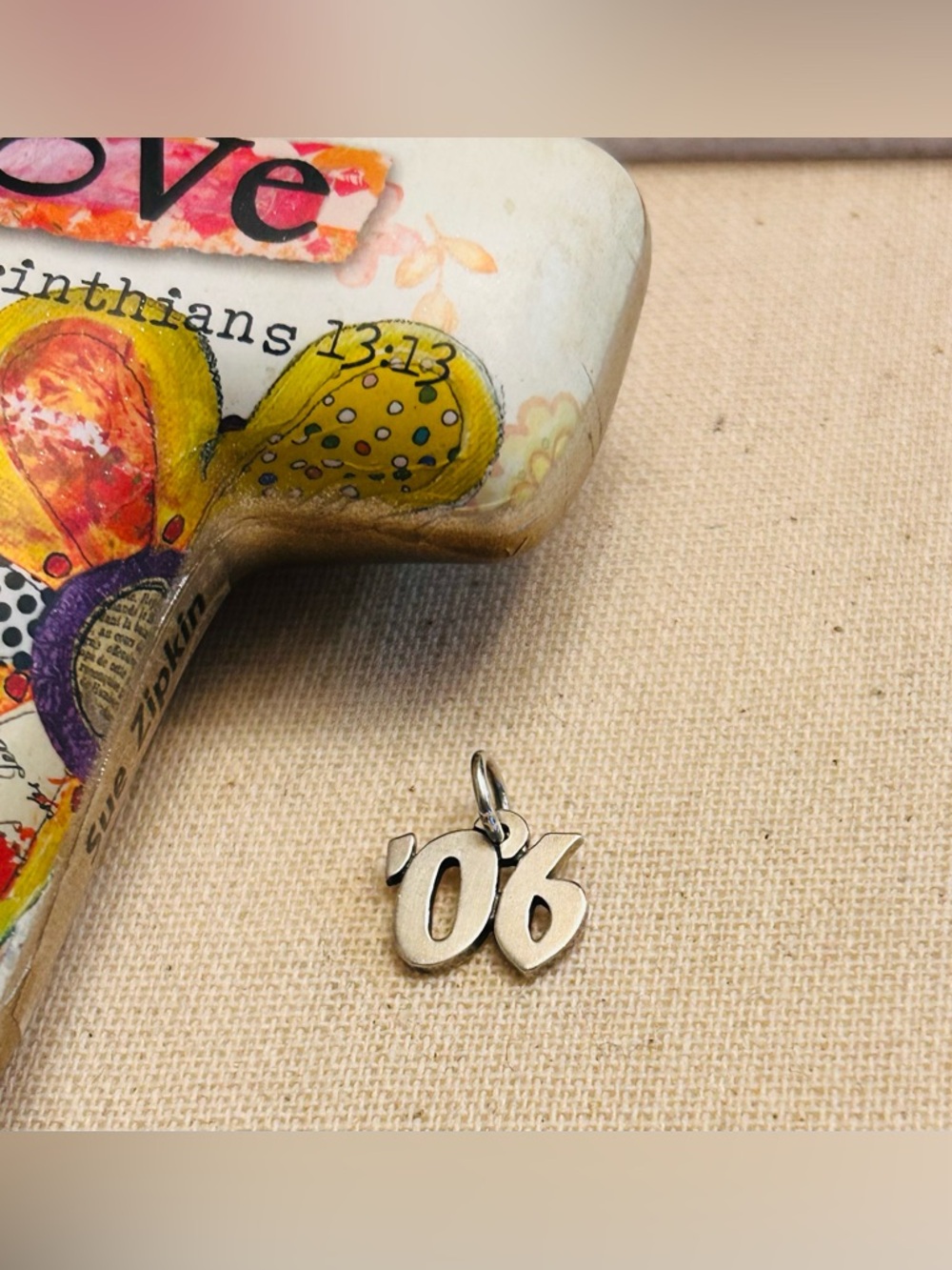James Avery 06 number charm